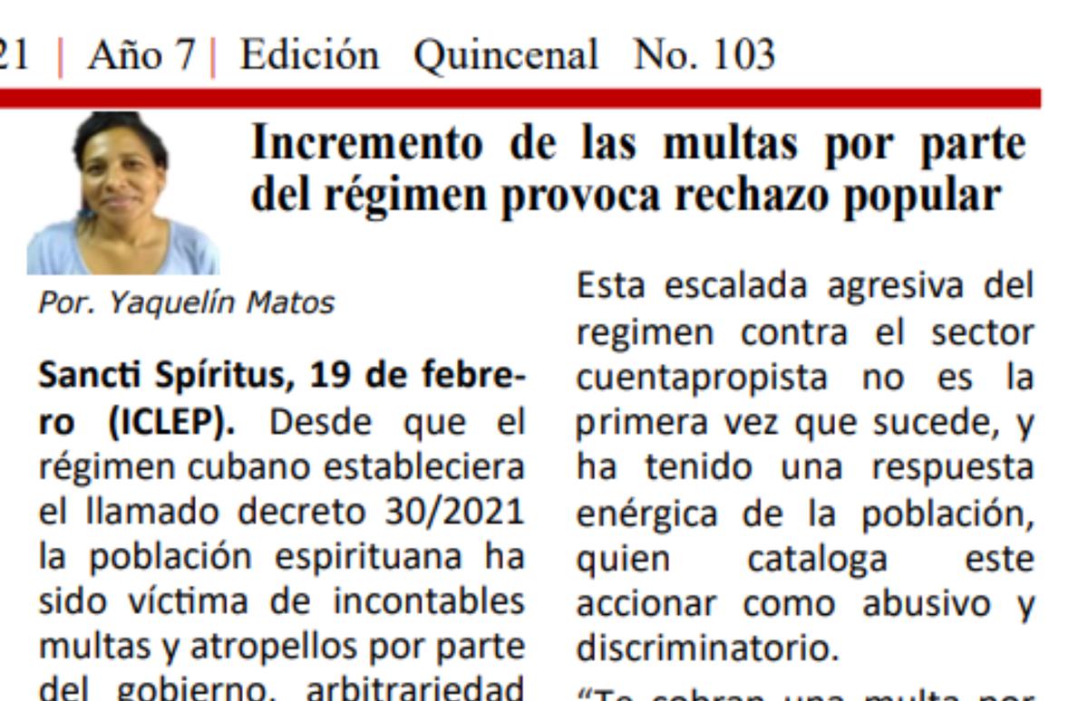 Incremento de las multas por parte del régimen provoca rechazo popular