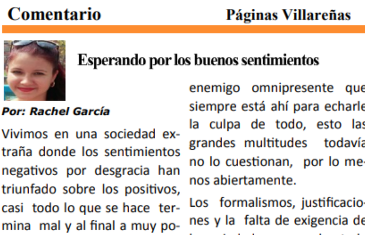 Esperando por los buenos sentimientos