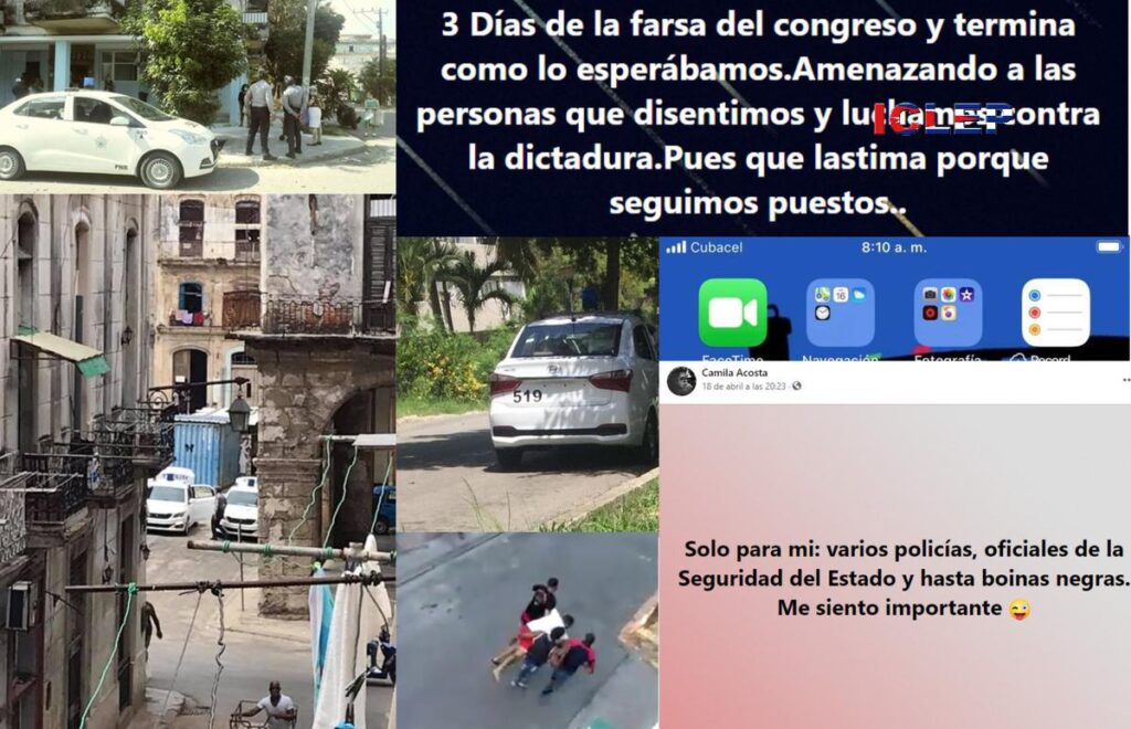 Censura y arrestos arbitrarios contra periodistas durante el Congreso del Partido Comunista de Cuba
