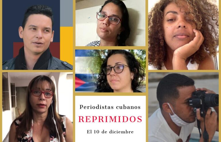 Al menos seis periodistas sufrieron represión este 10 de diciembre