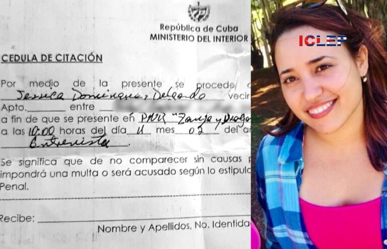 Régimen cubano amenaza a la periodista Jessica Domínguez