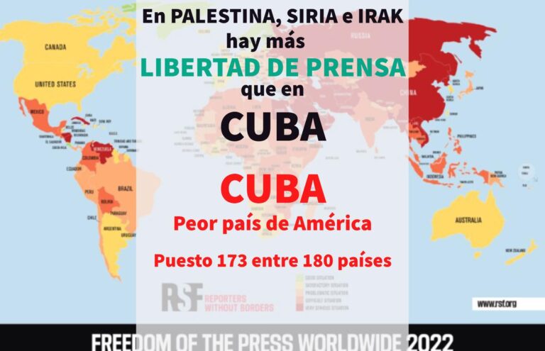 Cuba: Peor país en libertad de prensa en América