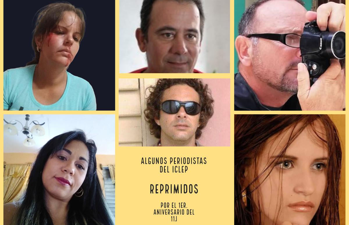Más de veinte periodistas reprimidos por 11J