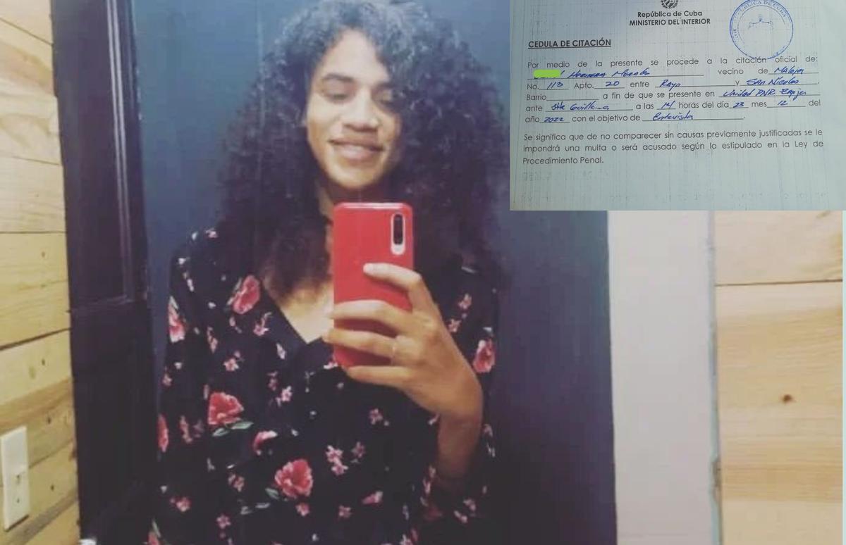 Periodista cubana Mel Herrera denuncia acoso de la policía política por organización de cena comunitaria