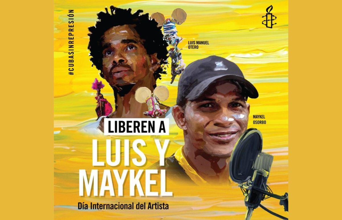 Amnistía Internacional exige libertad para los artistas Otero Alcántara y Maykel Osorbo