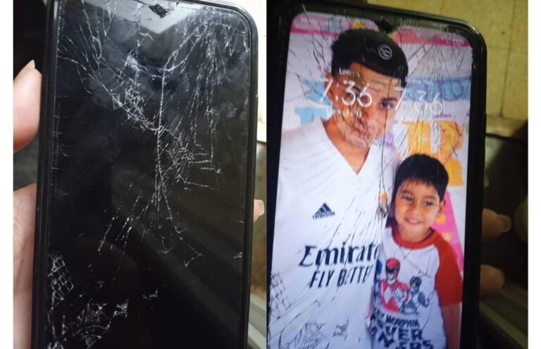 Oficial del MININT rompe teléfono a Diasniurka Salcedo por grabar su detención