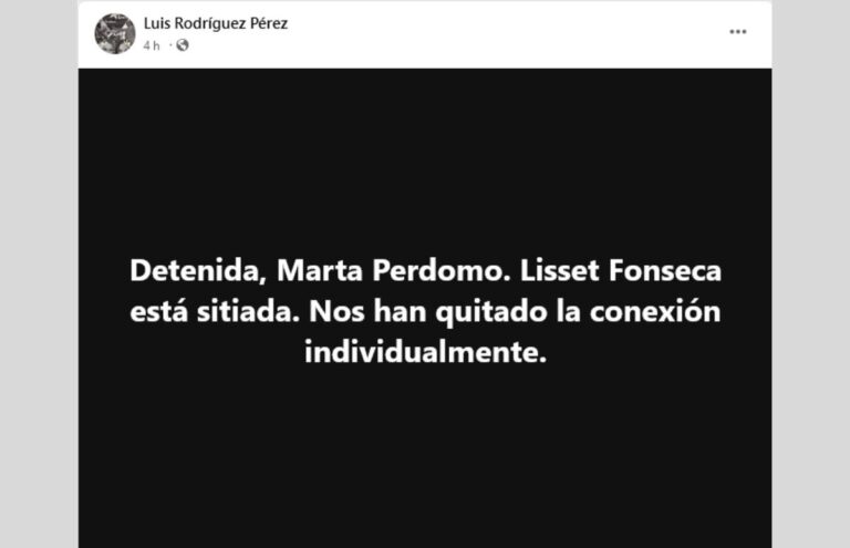Cortan internet a familiares de presos políticos que planificaron homenaje a Orlando Zapata