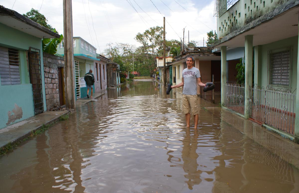 Barrio de Bauta incomunicado una vez más por un temporal