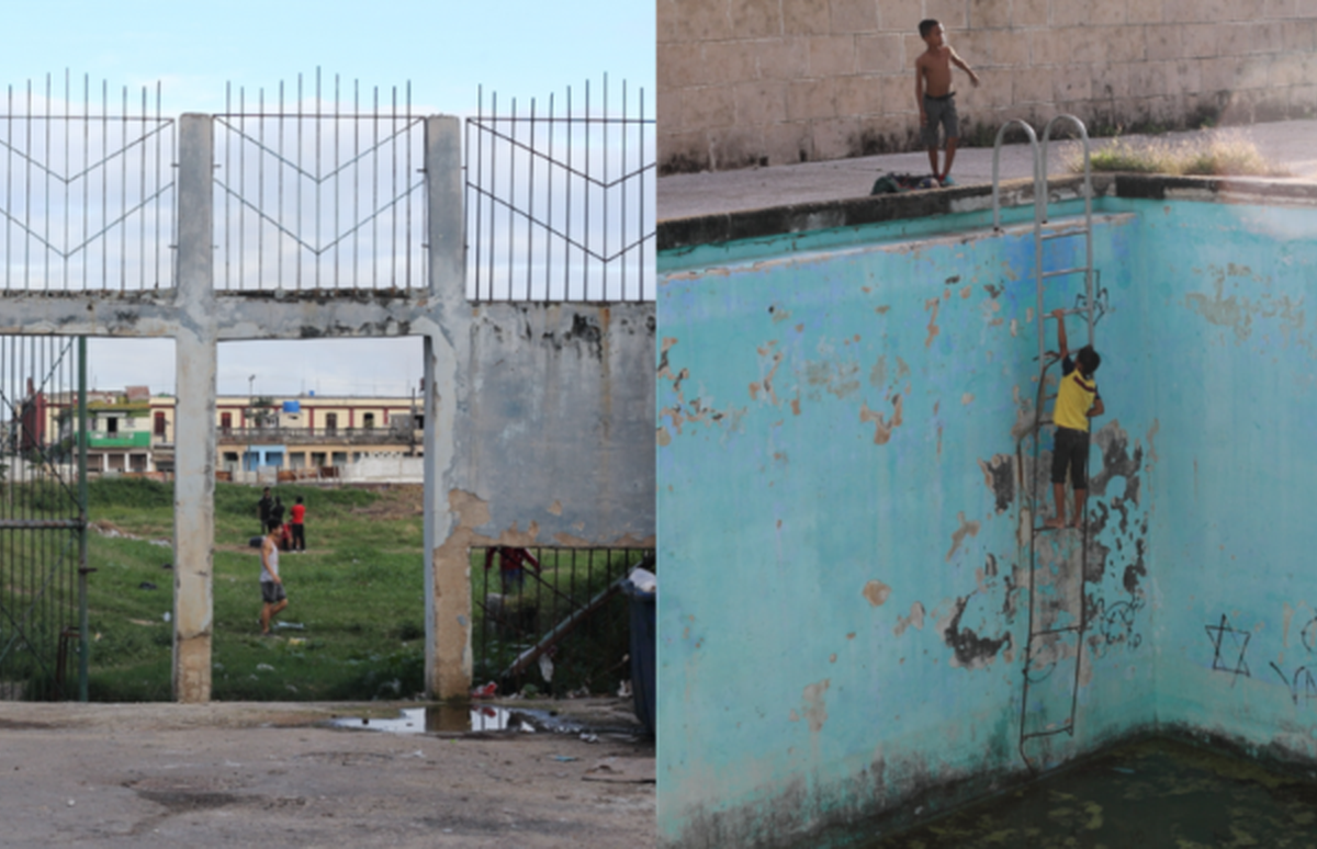 De capa caída el complejo deportivo El Pontón