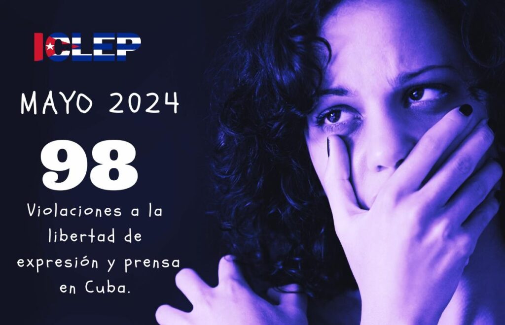 Aumentan violaciones a la libertad de expresión y prensa en Cuba durante mayo