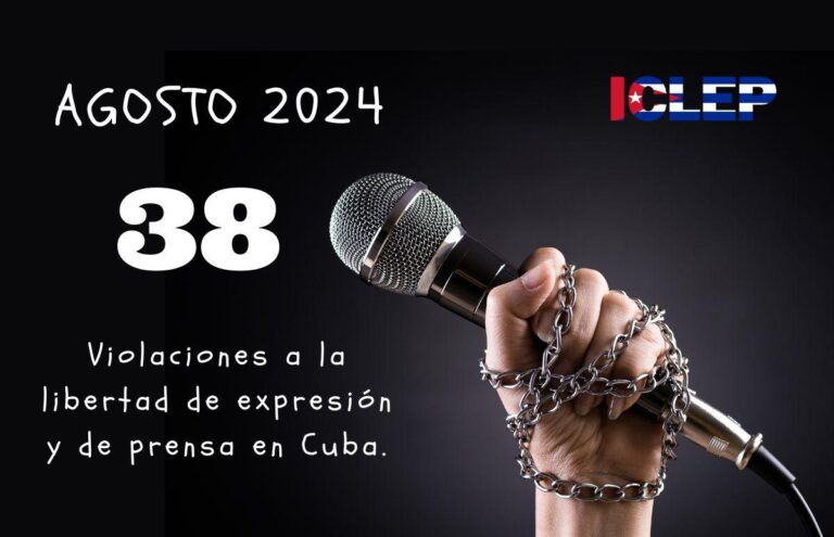38 violaciones a la libertad de expresión y de prensa en Agosto: La censura digital lidera la represión.