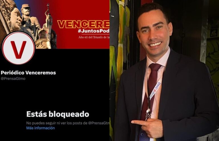 Periodista Mario J. Pentón denuncia bloqueo del periódico oficialista Venceremos en la plataforma X