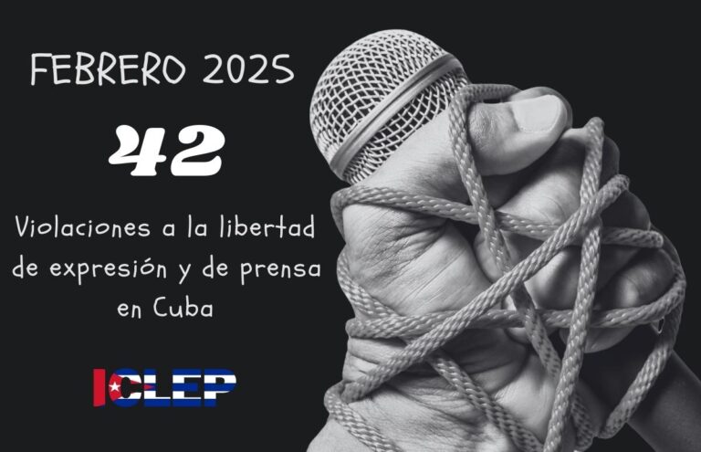 Represión en Cuba: 42 violaciones a la libertad de expresión y de prensa en febrero