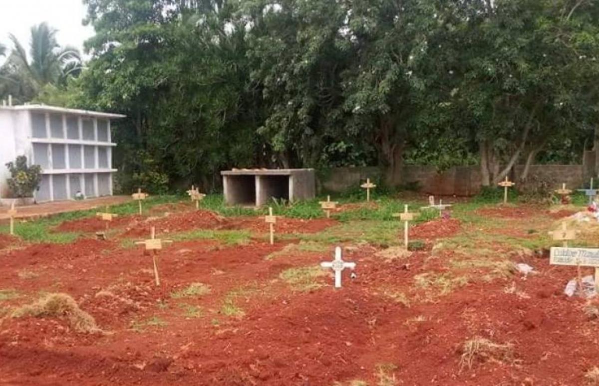 Bóvedas abiertas en el cementerio de Artemisa por falta de cemento