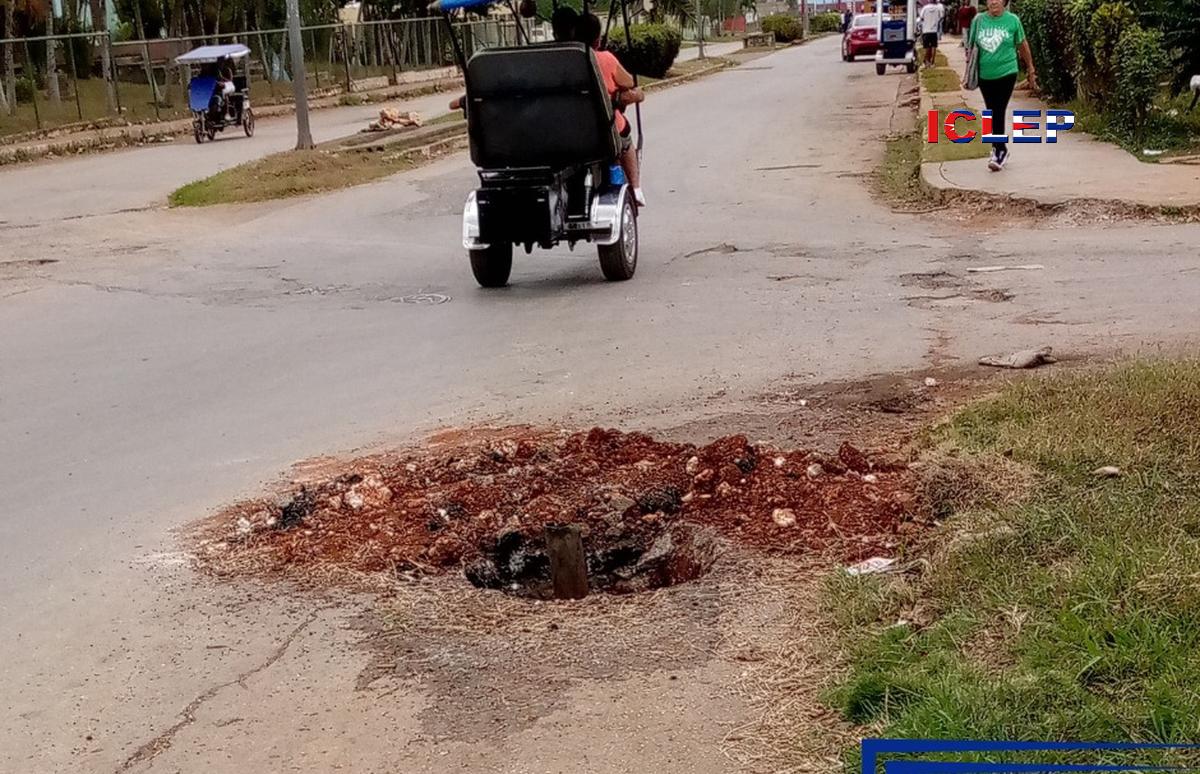 Cerrado al fin el hueco de la calle Central