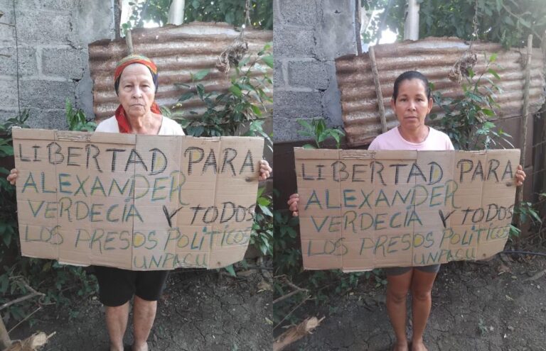 Detienen a madre de 80 años y hermana de preso político Alexander Verdecia tras protesta pacífica en Granma