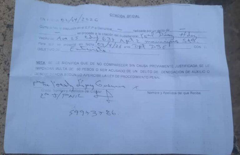 Seguridad del Estado hostiga y cita a interrogatorio a activistas y expresos del 11J en San Antonio de los Baños