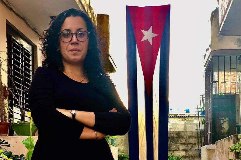 Independent journalist Camila Acosta. Photo taken from her Facebook profile. 