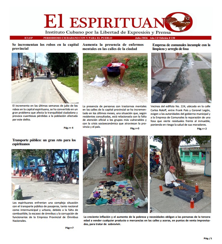 Portada de El Espirituano