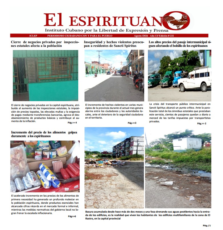 Portada de El Espirituano