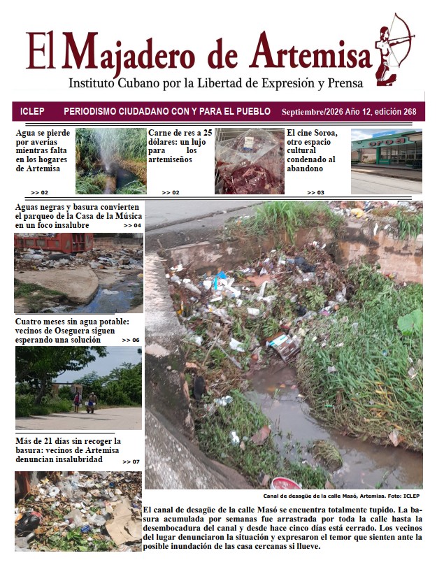 Portada de El Majadero de Artemisa