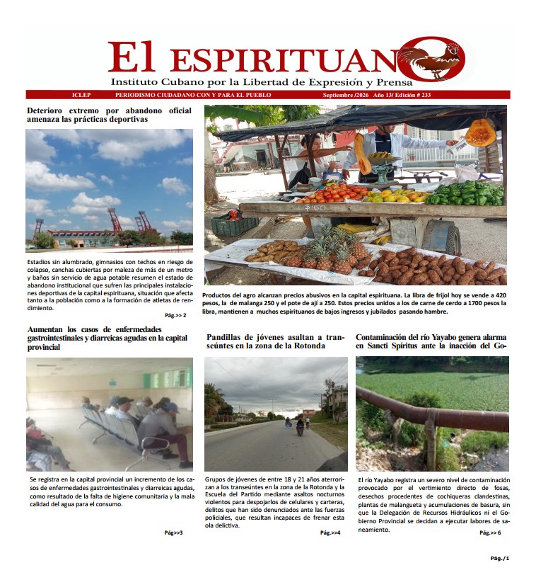 Portada de El Espirituano