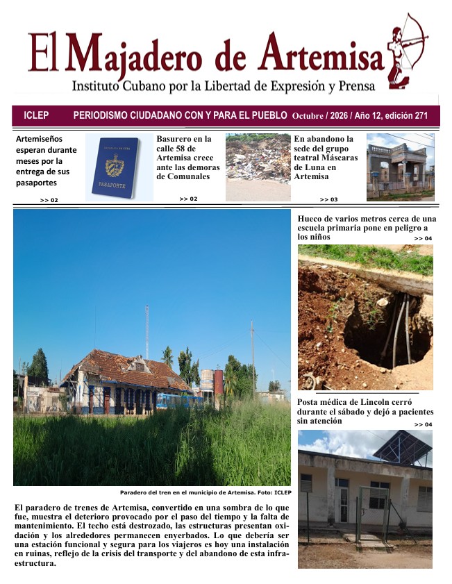 Portada de El Majadero de Artemisa