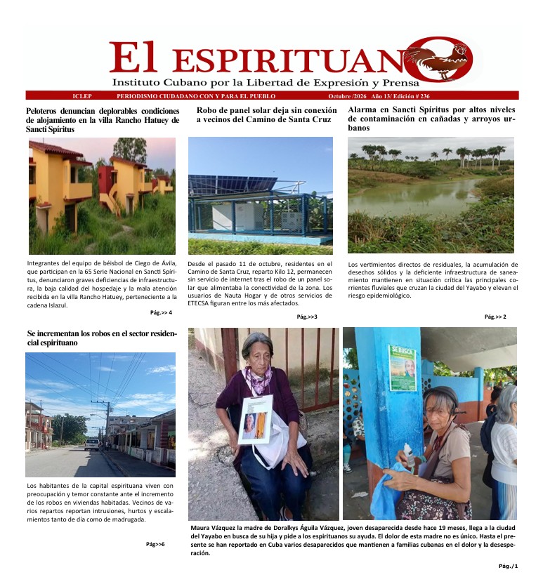 Portada de El Espirituano