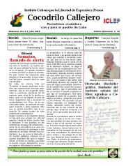 Cocodrilo Callejero — Edición 10 (Julio 2015)