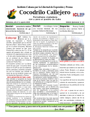 Cocodrilo Callejero — Edición 13 (Agosto 2015)