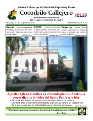 Cocodrilo Callejero — Edición 14 (Septiembre 2015)