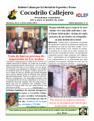 Cocodrilo Callejero — Edición 17 (Octubre 2015)