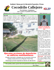 Cocodrilo Callejero — Edición 18 (Noviembre 2015)