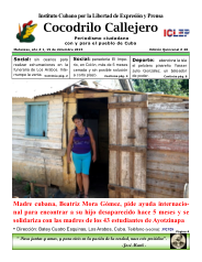 Cocodrilo Callejero — Edición 20 (Diciembre 2015)