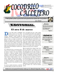 Cocodrilo Callejero — Edición 2 (Marzo 2015)
