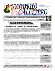 Cocodrilo Callejero — Edición 3 (Marzo 2015)