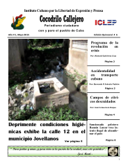 Cocodrilo Callejero — Edición 6 (Mayo 2015)