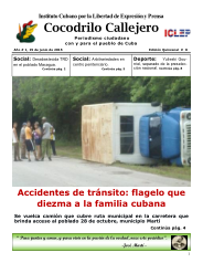 Cocodrilo Callejero — Edición 8 (Junio 2015)