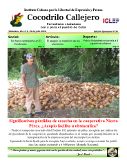 Cocodrilo Callejero — Edición 34 (Julio 2016)