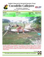 Cocodrilo Callejero — Edición 40 (Octubre 2016)