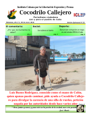 Cocodrilo Callejero — Edición 23 (Enero 2016)