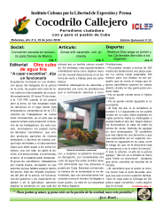 Cocodrilo Callejero — Edición 32 (Junio 2016)