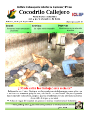 Cocodrilo Callejero — Edición 33 (Junio 2016)
