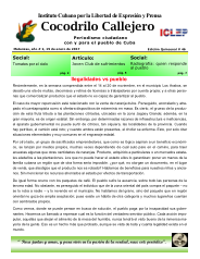 Cocodrilo Callejero — Edición 46 (Enero 2017)