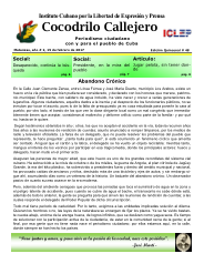 Cocodrilo Callejero — Edición 48 (Febrero 2017)