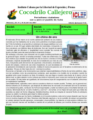 Cocodrilo Callejero — Edición 52 (Abril 2017)
