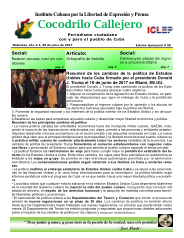 Cocodrilo Callejero — Edición 57 (Junio 2017)