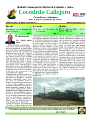 Cocodrilo Callejero — Edición 60 (Agosto 2017)