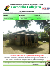 Cocodrilo Callejero — Edición 61 (Agosto 2017)