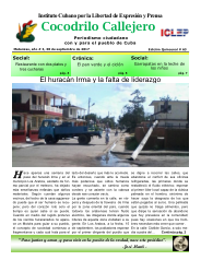 Cocodrilo Callejero — Edición 63 (Septiembre 2017)